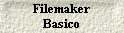 Filemaker 
 Basico